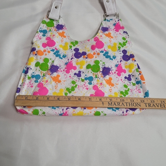 Walt Disney World Mickey Mouse Splatter Paint Purse Bag - Picture 9 of 11